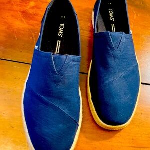 Toms Royal blue classic canvas espadrilles